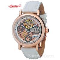 Ingersoll IN7905RG Golden Gate Ladies White Skeleton Watch