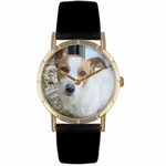 Jack Russel Print Watch in Gold Classic P 0130048 Jack Russel Print Watch in Gold Classic P 0130048