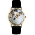 Jack Russel Print Watch in Gold Classic P 0130048 Jack Russel Print Watch in Gold Classic P 0130048