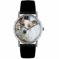 Jack Russel Print Watch in Silver Classic R 0130048 Jack Russel Print Watch in Silver Classic R 0130048