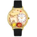 Jack Russel Terrier Watch in Gold or Silver Unisex G 0130048 Jack Russel Terrier Watch in Gold or Silver Unisex G 0130048