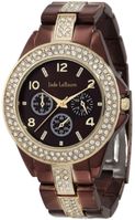 Chocolate Brown Embellished Bracelet Watch Jade LeBaum JB202747G 