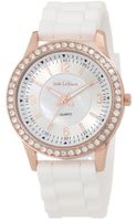 White Silicone Band Women Watch Jade LeBaum JB202754G 