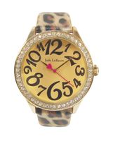 Brown Leopard Print Watch Jade LeBaum JB202758G