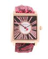 Jade LeBaum Ladies JB202873G Hot Pink Leather Strap Watch Jade LeBaum Ladies JB202873G Hot Pink Leather Strap Watch