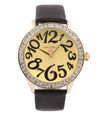 Jade LeBaum Womens JB202867G Black Leather Band Dress Watch Jade LeBaum Womens JB202867G Black Leather Band Dress Watch