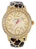 Jade LeBaum Womens JB202870G Leopard Pattern Fashion Wrist Watch