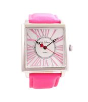 Jade LeBaum Womens JB202871G Pink Square Face Fashion Watch