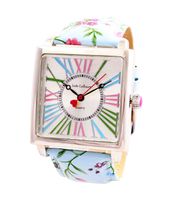 Jade LeBaum Womens JB202876G Blue Square Face Fashion Watch