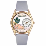 Jewelry Lover Blue Pearls Watch Classic Gold Style C 0910020 Jewelry Lover Blue Pearls Watch Classic Gold Style C 0910020
