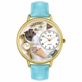 Jewelry Lover Blue Watch in Gold or Silver Unisex G 1010010 Jewelry Lover Blue Watch in Gold or Silver Unisex G 1010010