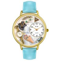 Jewelry Lover Blue Watch in Gold or Silver Unisex G 1010010