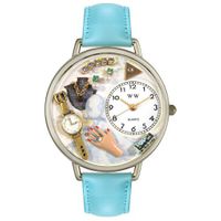 Jewelry Lover Blue Watch in Silver Unisex U 1010010