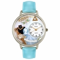 Jewelry Lover Pearls Blue Watch in Silver Unisex U 0910013 Jewelry Lover Pearls Blue Watch in Silver Unisex U 0910013