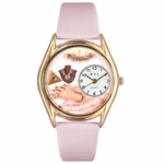 Jewelry Lover Pink Pearls Watch Classic Gold Style C 0910018 Jewelry Lover Pink Pearls Watch Classic Gold Style C 0910018
