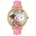 Jewelry Lover Pink Watch in Gold or Silver Unisex G 0910014 Jewelry Lover Pink Watch in Gold or Silver Unisex G 0910014