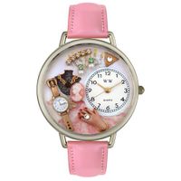 Jewelry Lover Pink Watch in Silver Unisex U 0910014