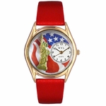 July 4th Patriotic Watch Classic Gold Style C 1228001 July 4th Patriotic Watch Classic Gold Style C 1228001