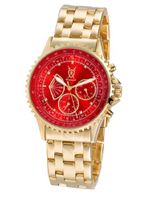 Konigswerk AQ101105G Mens Gold Bracelet Watch