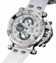 Konigswerk AQ101130G Mens White Leather Watch