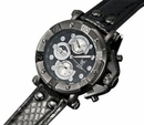 Konigswerk AQ101133G Mens Black Leather Watch