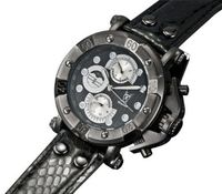 Konigswerk AQ101133G Mens Black Leather Watch