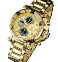 Konigswerk AQ101135G Mens Gold Bracelet Watch