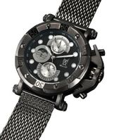Konigswerk AQ101136G Mens Black Bracelet Watch