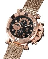 Konigswerk AQ101138G Mens Rose Gold Bracelet Watch