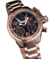 Konigswerk AQ202399G Mens Rose Gold Bracelet Watch