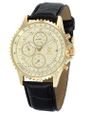 Konigswerk SQ201422G Mens Black Leather Watch Konigswerk SQ201422G Mens Black Leather Watch