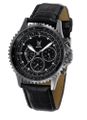 Konigswerk SQ201457G Mens Black Leather Watch Konigswerk SQ201457G Mens Black Leather Watch