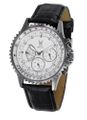 Konigswerk SQ201461G Mens Black Leather Watch Konigswerk SQ201461G Mens Black Leather Watch