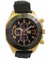 Kronwerk AQ202834G Black Leather Band Rose Gold Tone Case Mens Watch Kronwerk AQ202834G Black Leather Band Rose Gold Tone Case Mens Watch