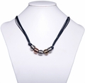 Ladies Fashion Necklace with Wire Wrap Beads Ladies Fashion Necklace with Wire Wrap Beads