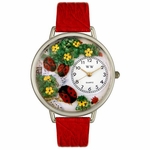 Ladybugs Watch in Silver Unisex U 1210004 Ladybugs Watch in Silver Unisex U 1210004