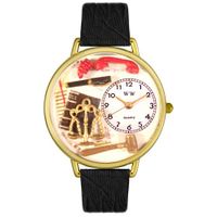 Lawyer Watch in Gold or Silver Unisex G 0610001