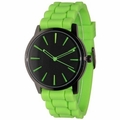 Lime-Black Silicone Band Watch Lime-Black Silicone Band Watch
