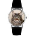 Main Coon Cat Print Watch in Silver Classic R 0120051 Main Coon Cat Print Watch in Silver Classic R 0120051