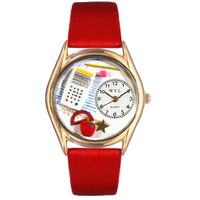 Math Teacher Watch Classic Gold Style C 0640011