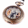 Mechanical Skeleton Pocket Watch PW14