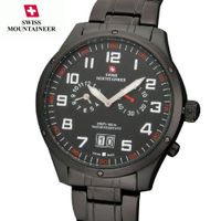  Men's All Black Swiss Chronograph Watch 
