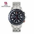 Men's Swiss Mountaineer Watch Chronograph Black Dial Men's Swiss Mountaineer Watch Chronograph Black Dial