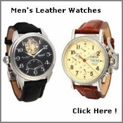 Mens Leather Watches