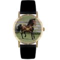 Morgan Horse Print Watch in Gold Classic P 0110029 Morgan Horse Print Watch in Gold Classic P 0110029