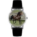 Morgan Horse Print Watch in Silver Classic R 0110029 Morgan Horse Print Watch in Silver Classic R 0110029