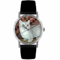 Munchkin Cat Print Watch in Silver Classic R 0120047 Munchkin Cat Print Watch in Silver Classic R 0120047
