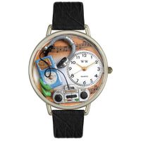 Music Lover Watch in Gold or Silver Unisex U 0510016