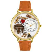 Music Piano Watch in Gold or Silver Unisex G 0510007