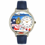 Navy Watch in Gold or Silver Unisex U 1220029 Navy Watch in Gold or Silver Unisex U 1220029